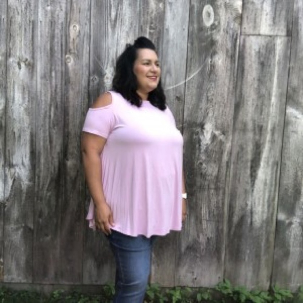 Cold Shoulder Top PLUS SIZE